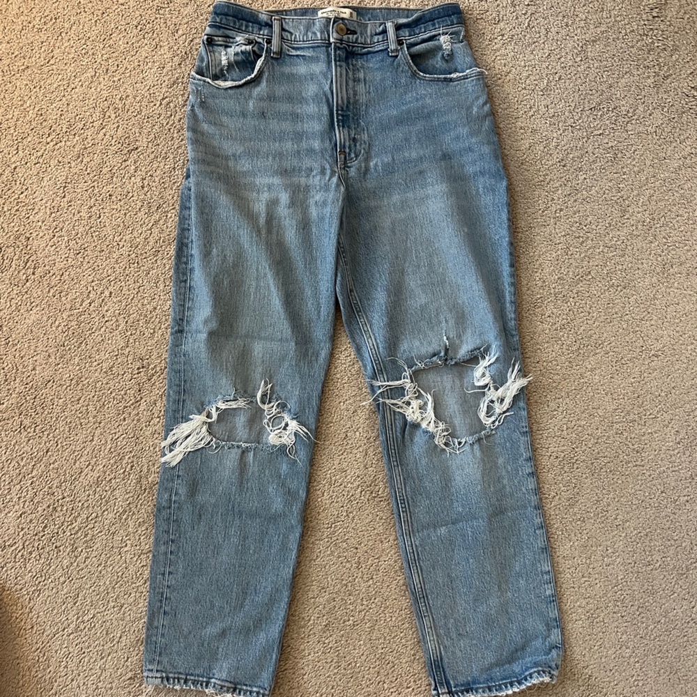 Abercrombie & Fitch 90s Straight Ultra High Rise Jeans Size 30 Short